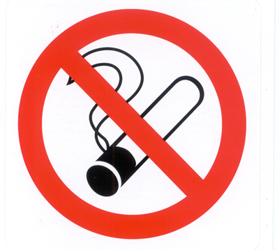 verboden te roken, stoppen met roken